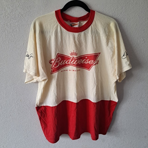 Winner's Circle Other - Winner's Circle Red and White Tee Dale Jr #8 Budweiser Tee